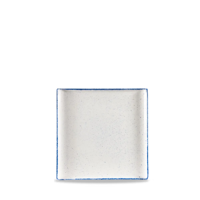 Churchill Stonecast Hints Indigo vierkant buffetblad 30 cm – diepblauw serveerplateau voor fine dining