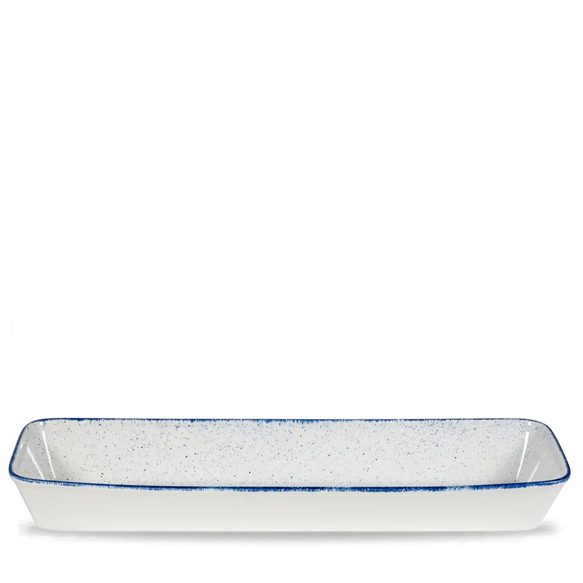 Churchill Stonecast Hints rechthoekige ovenschaal 53 x 16 x 6,2 cm – porseleinen ovenschaal voor horeca