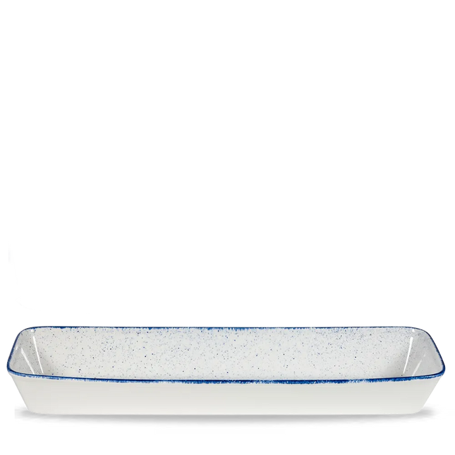 Churchill Stonecast Hints rechthoekige ovenschaal 53 x 16 x 6,2 cm – porseleinen ovenschaal voor horeca