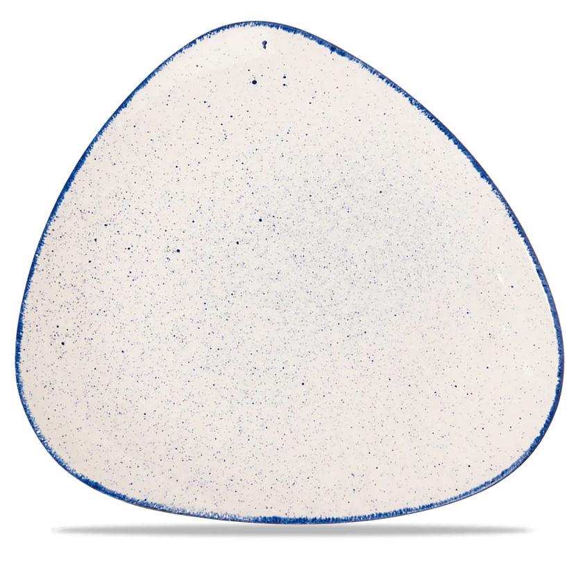 Churchill Stonecast Hints Indigo Lotus bord Ø 31,1 cm – groot diepblauw porseleinen bord voor horeca