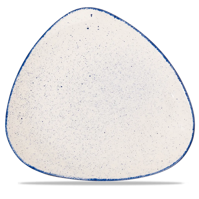 Churchill Stonecast Hints Indigo Lotus bord Ø 31,1 cm – groot diepblauw porseleinen bord voor horeca