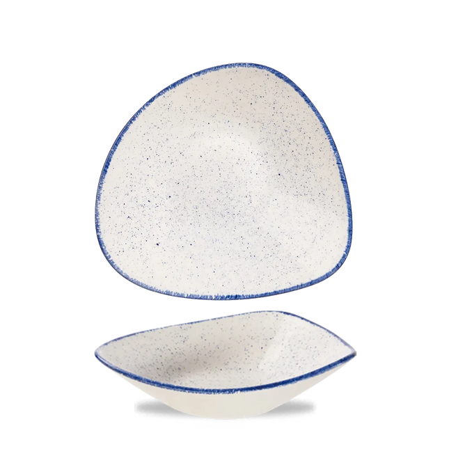 Churchill Stonecast Hints Indigo Lotus kom Ø 23,5 cm – diepblauw porseleinen kom voor horeca