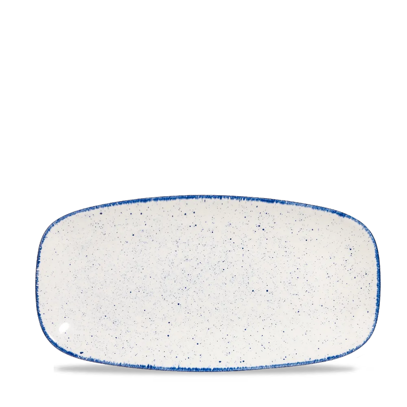 Churchill Hints Indigo ovaal chefsbord 29,8 x 15,3 cm – diepblauw porseleinen bord voor fine dining