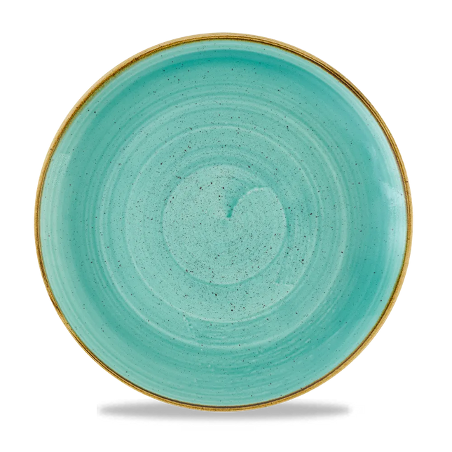 Churchill Stonecast Mint coupe bord Ø 28,8 cm – groot mintgroen bord voor horeca