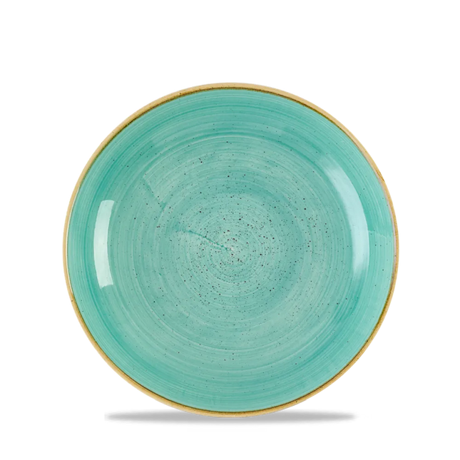 Churchill Stonecast Mint coupe kom Ø 18,2 cm – mintgroene kom voor bistro's