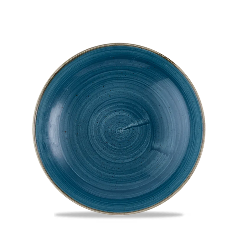 Churchill Stonecast Java Blue coupe kom Ø 18,2 cm – blauwe kom voor bistro's
