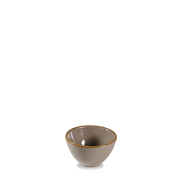 Churchill Stonecast Grey dipperpotje 59 ml – klein grijs sauskommetje voor restaurants