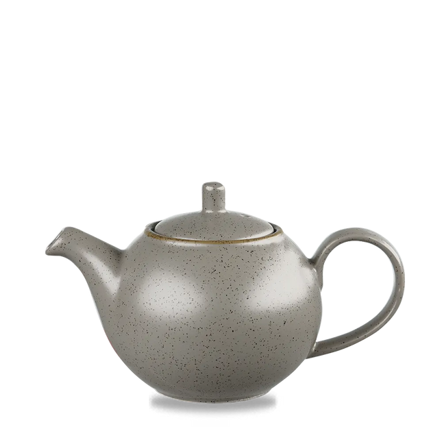 Churchill Stonecast Grey Profile theepot 887 ml – grote porseleinen theepot voor cafés en bars