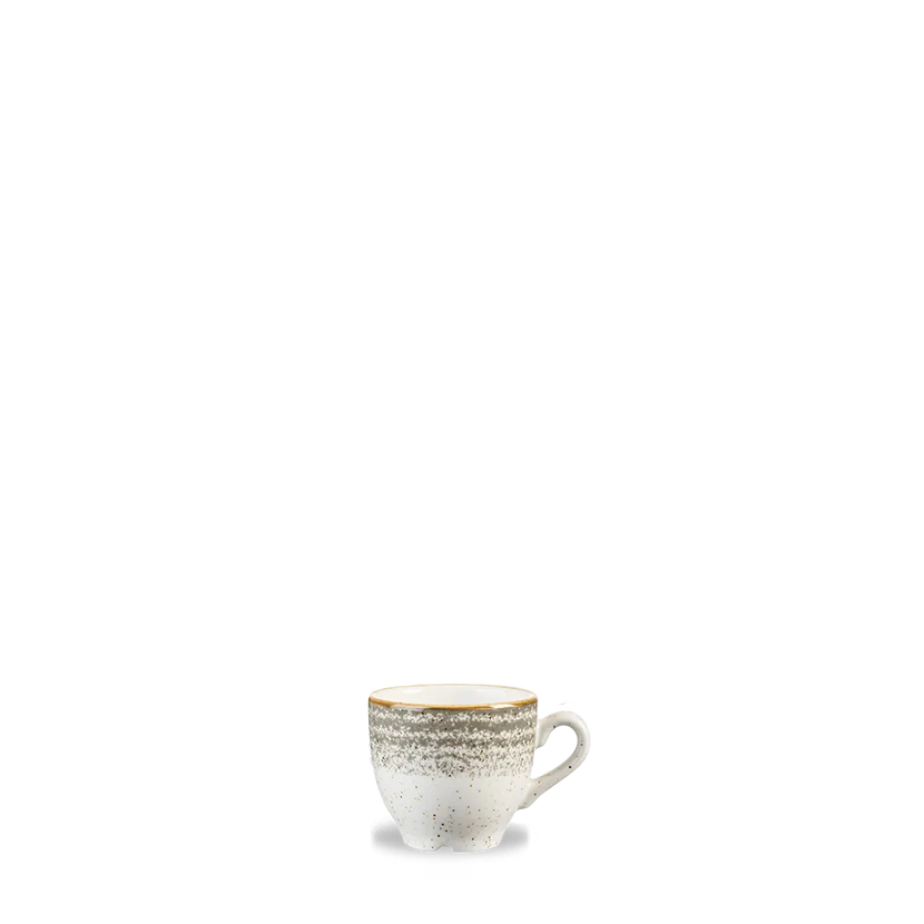 Churchill Studio Prints Stone Grey espressokopje 104 ml – porseleinen kopje voor restaurants