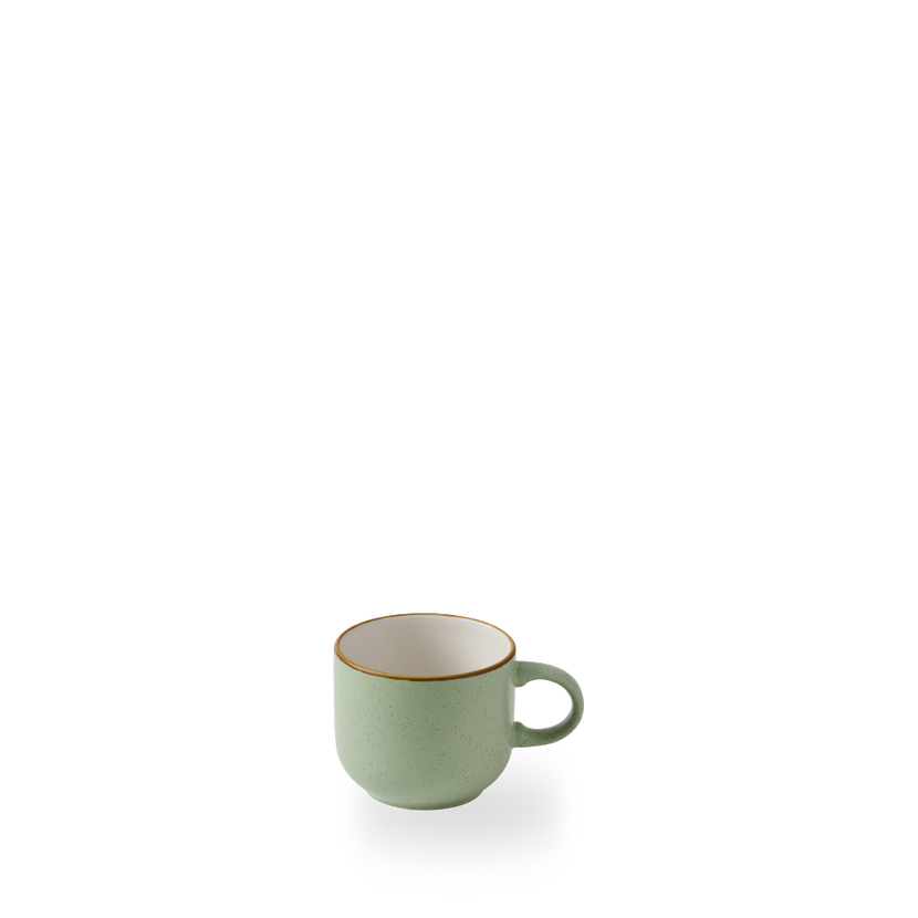 Churchill Stonecast Sage Green Bubble Mug 230 ml – porseleinen koffiemok – set van 12 – APS Glass & Bar Supply


