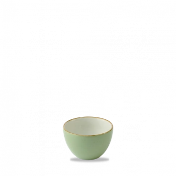 Churchill Stonecast Sage Green suikerpot 227 ml – salie-groen gespikkeld porseleinen suikerpot voor cafés
