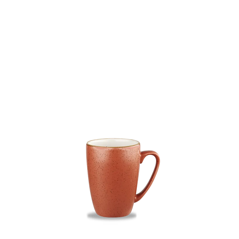 Churchill Stonecast Orange Profile mok 355 ml – porseleinen koffiemok voor de horeca