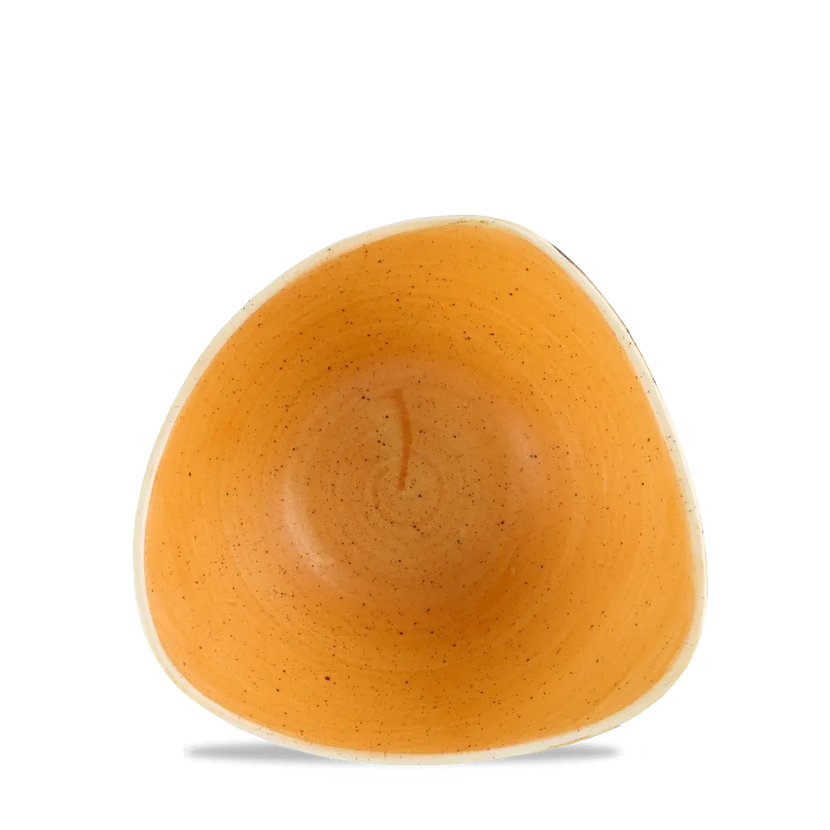 Churchill Stonecast Tangerine Lotus kom Ø 15,3 cm – kleine oranje kom voor restaurants