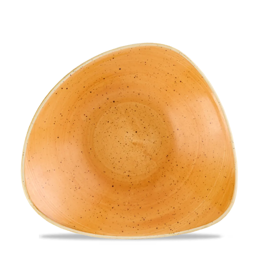 Churchill Stonecast Tangerine Lotus kom Ø 23 cm – grote oranje kom voor buffetpresentatie