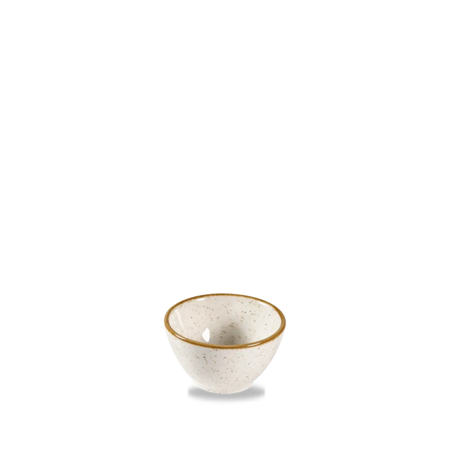 Churchill Stonecast Barley White dipkuipje 59 ml – porseleinen sausschaaltje voor cafés en bars