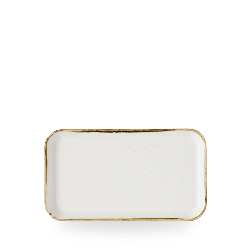 Churchill Stonecast Barley White rechthoekig bord 26 x 15 cm
