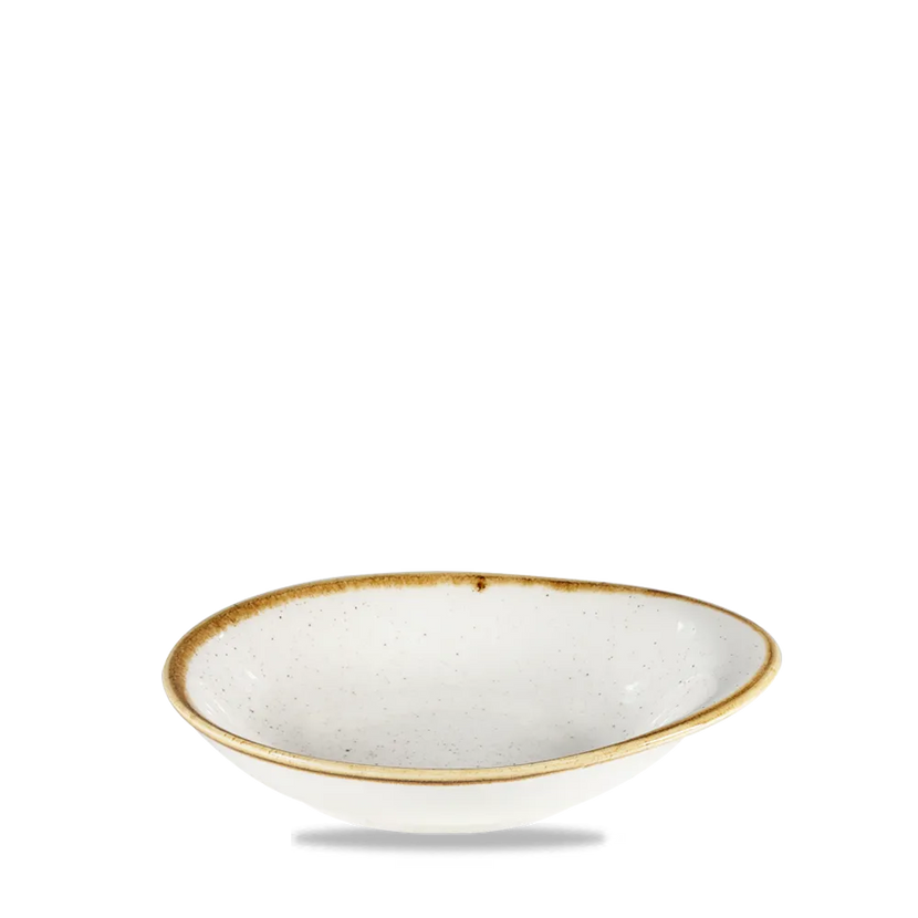 Churchill Stonecast Barley White ronde schaal 18,5 x 16,8 cm – porseleinen serveerschaal voor de horeca