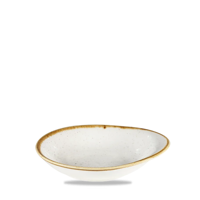Churchill Stonecast Barley White ronde schaal 18,5 x 16,8 cm – porseleinen serveerschaal voor de horeca