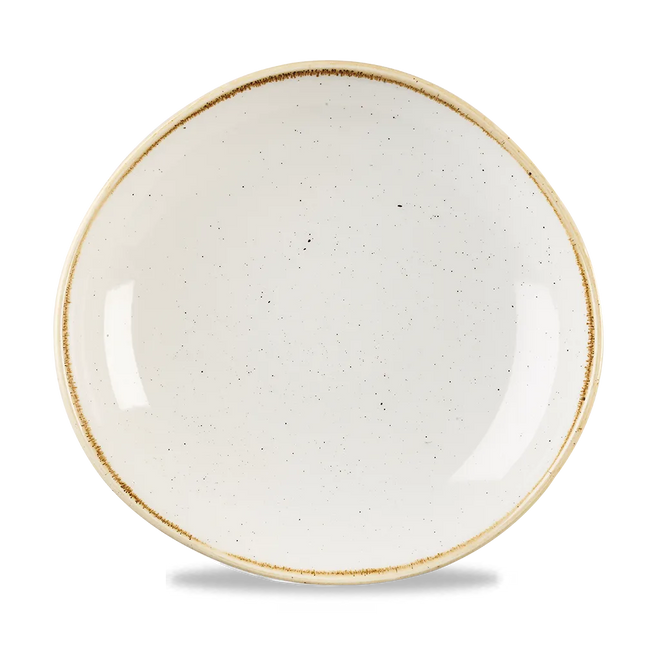 Churchill Stonecast Barley White kom met contourrand Ø 25,5 cm – porseleinen kom voor restaurants