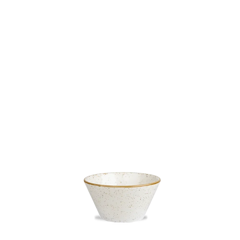 Churchill Stonecast Barley White vierkant sausschaaltje 89 ml – porseleinen dipschaaltje voor restaurants