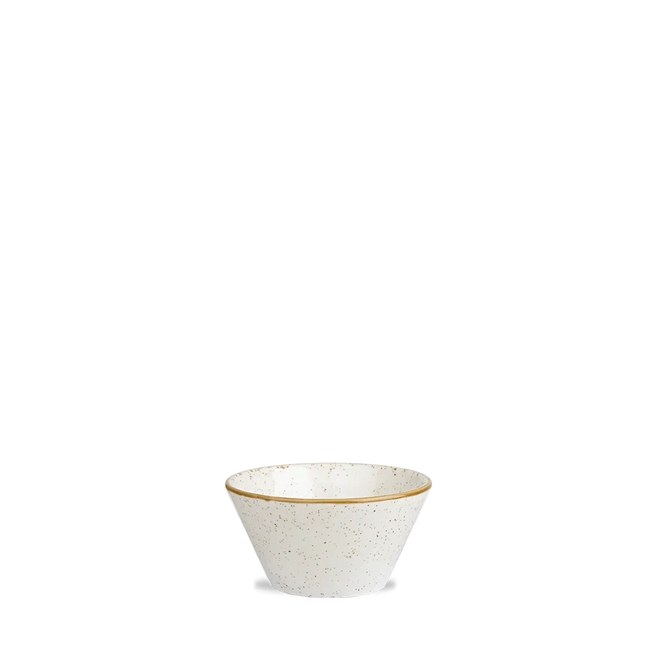 Churchill Stonecast Barley White vierkant sausschaaltje 89 ml – porseleinen dipschaaltje voor restaurants
