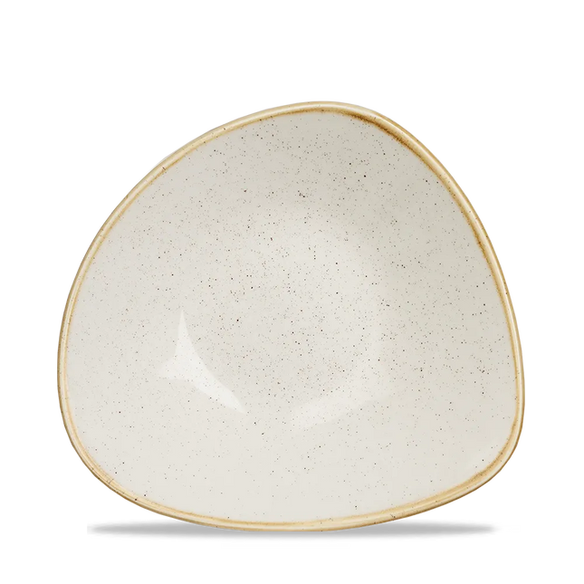 Churchill Stonecast Barley White Lotus kom Ø 23 cm – gespikkeld porseleinen kom voor fine dining