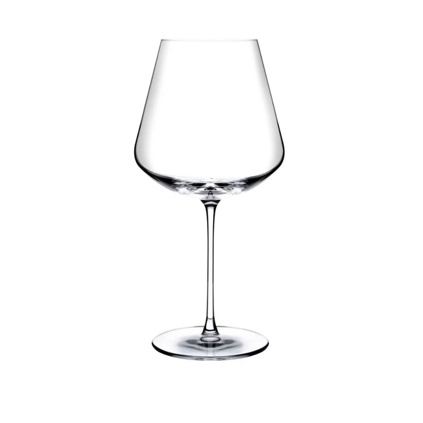 Nude Sera burgundyglas 790 ml – doos van 6 grote kristalglazen voor rode wijn in de horeca