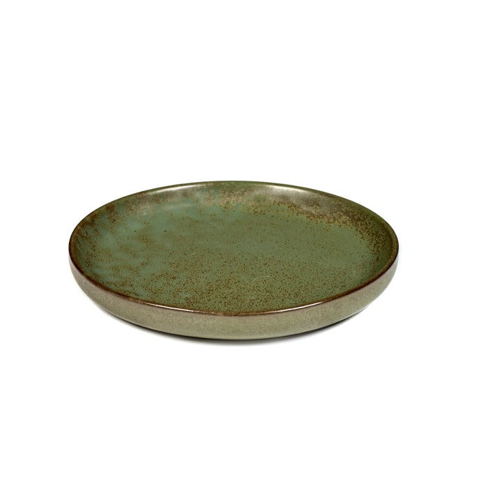 Serax Surface olijvenbord M camogroen Ø 16 cm – klein bord voor tapas en borrelhapjes in de bar
