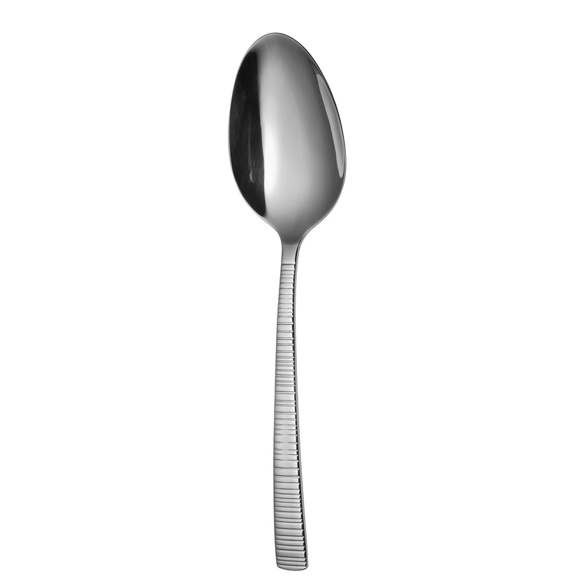 Sola Bali opscheplepel 23,5 cm – Duurzame roestvrijstalen serveerlepel, ideaal voor het opscheppen van groenten, bijgerechten en warme maaltijden. perfect voor professioneel gebruik in de horeca. Verpakt per 12 stuks.