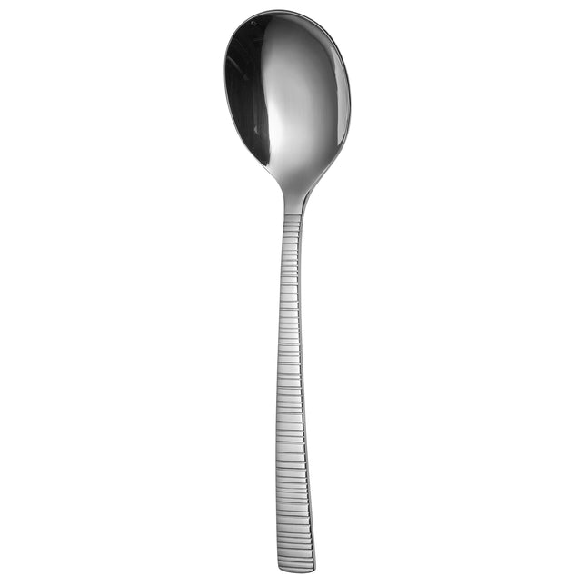 Sola Bali saladelepel 21,2 cm – Stevige roestvrijstalen lepel, perfect voor het serveren van salades en bijgerechten. Ideaal voor professioneel gebruik in de horeca. Verpakt per 12 stuks.