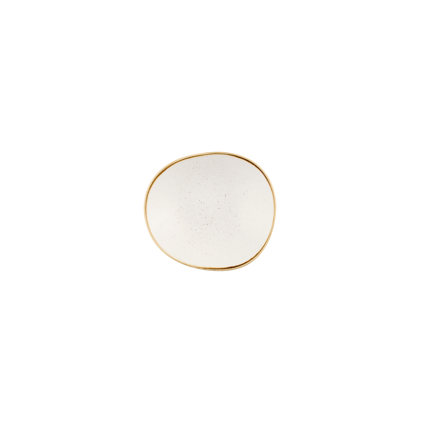 Churchill Stonecast Barley White kom 15,5 cm – crèmewit porseleinen kom voor presentaties