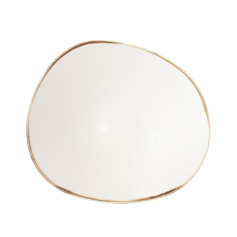 Churchill Stonecast Barley White kom 20 cm – crèmewit porseleinen kom voor bijgerechten