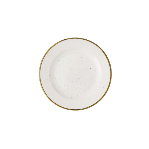 Churchill Stonecast Barley White bord met profiel 27,6 cm – crèmewit porseleinen bord voor de horeca