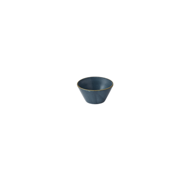 Churchill Stonecast Blueberry snackkom 340 ml – blauw porseleinen kom voor tapas en snacks