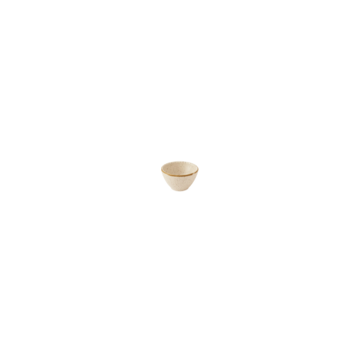 Churchill Stonecast Nutmeg Cream dippot 6,9 x 4 cm – nootmuskaatcrème porseleinen sausbakje voor dips