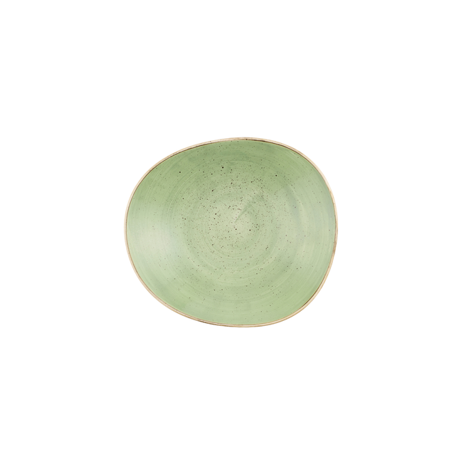 Churchill Stonecast Sage Green kom 23 cm – saliegroen porseleinen kom voor cafes en bars