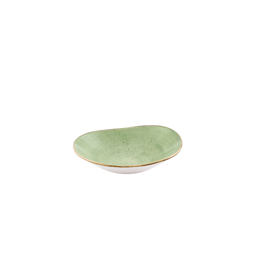 Churchill Stonecast Sage Green kom 23 cm – saliegroen porseleinen kom voor hoofdgerechten