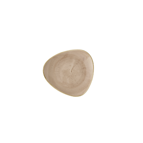 Churchill Stonecast Truffle Lotus bord 22,9 cm – truffelbruin gespikkeld bloembord voor de horeca