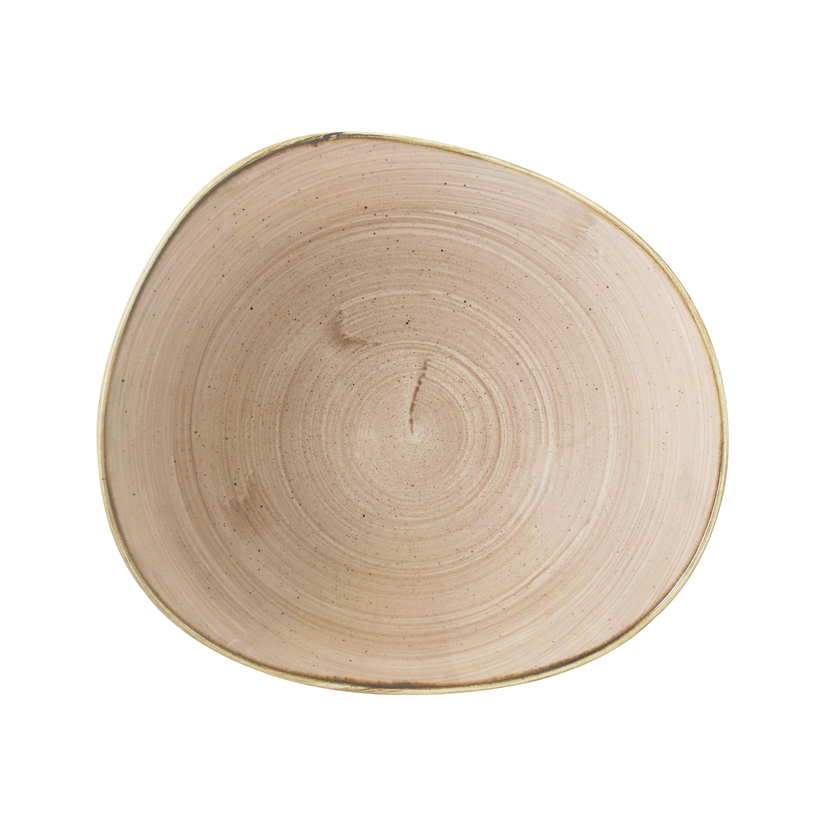 Churchill Stonecast Truffle Opal kom 25 cm – truffelbruin porseleinen kom voor salade en soep