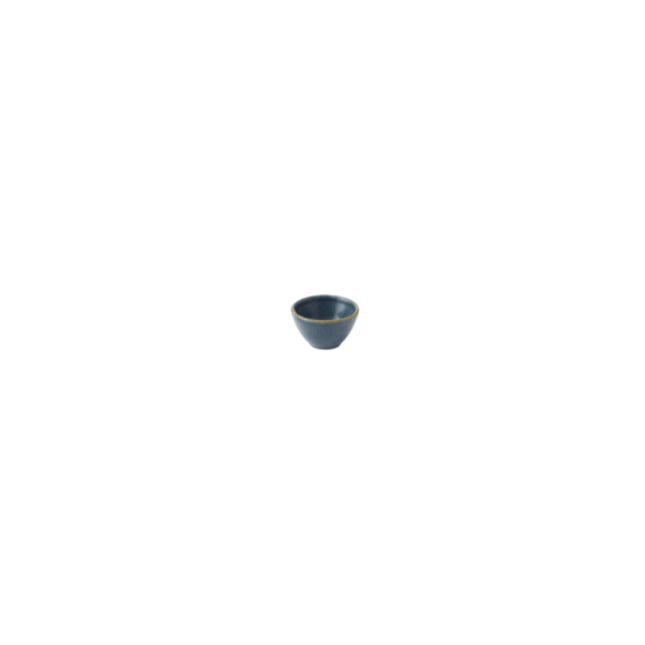 Churchill Stonecast Blueberry dippot 6,9 x 4 cm – blauw porseleinen sausbakje voor dips