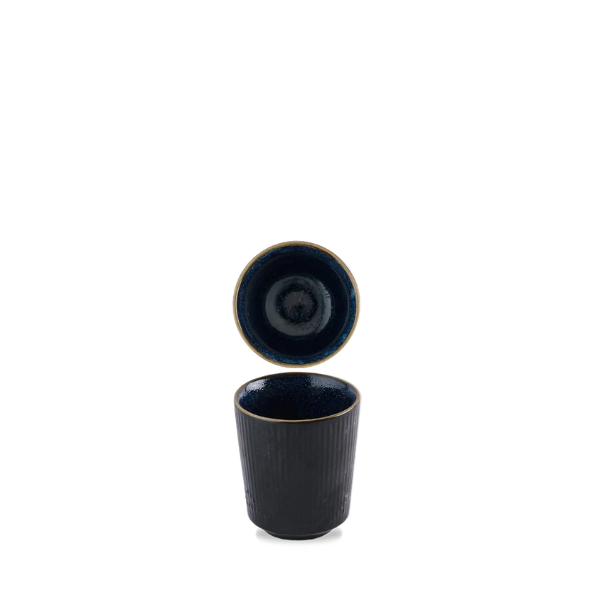 Churchill Tokyo Blue kopje zonder oor 110 ml – blauw espressokopje voor restaurants