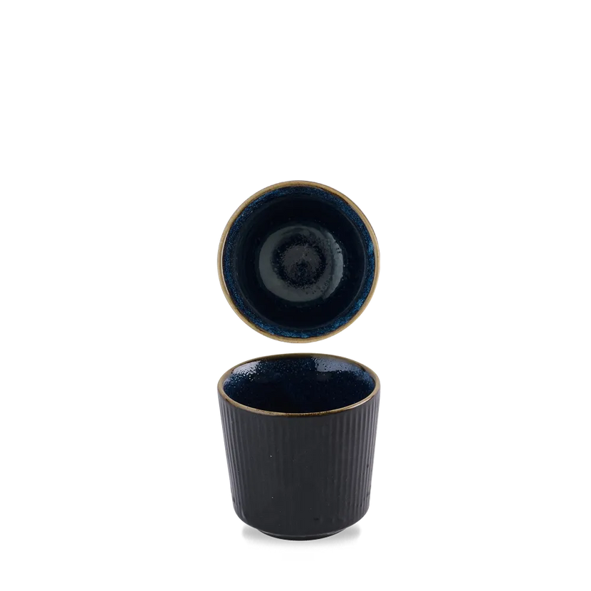 Churchill Tokyo Blue kopje zonder oor 227 ml – blauw kopje voor horeca