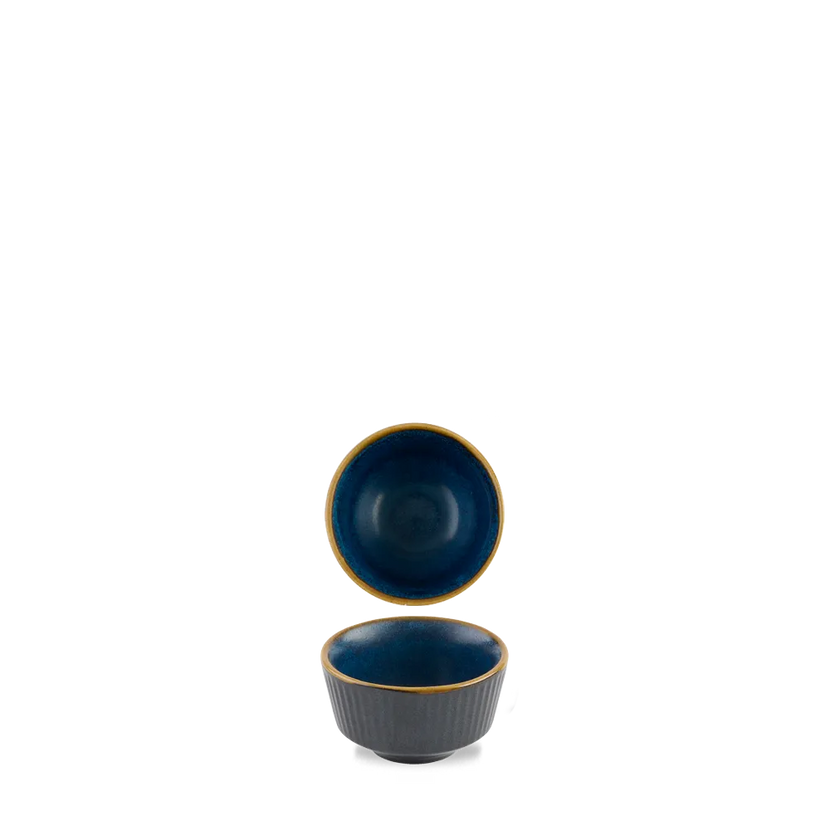 Churchill Tokyo Blue Kochi dipschaaltje 60 ml – klein blauw sauskommetje voor horeca