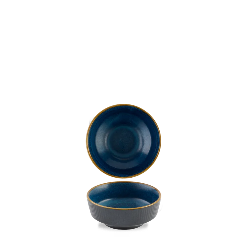 Churchill Tokyo Blue Kochi ondiepe kom 1260 ml – grote blauwe serveerkom voor buffet
