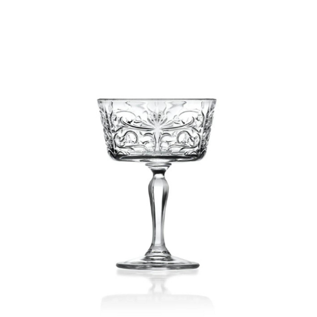 RCR Tattoo champagnecoupe 270 ml – kristallen coupeglas voor cocktails en champagne
