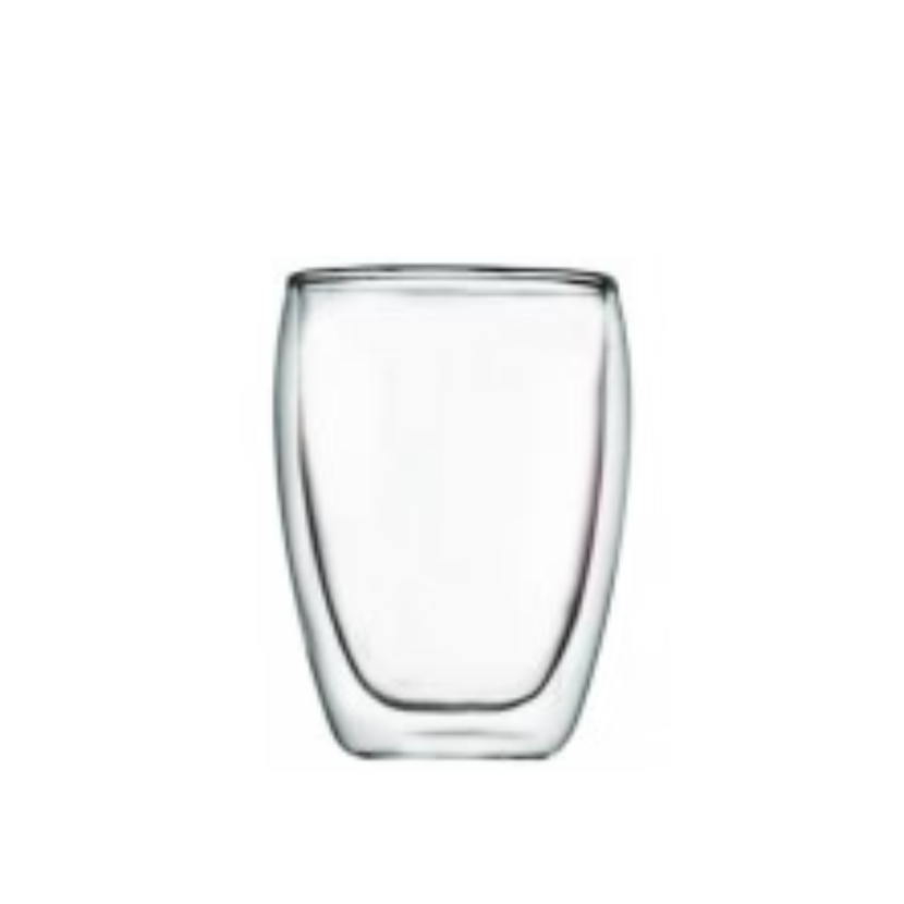 Luigi Bormioli Thermic Glass sapglas 270 ml – dubbelwandig glas voor sap en frisdrank