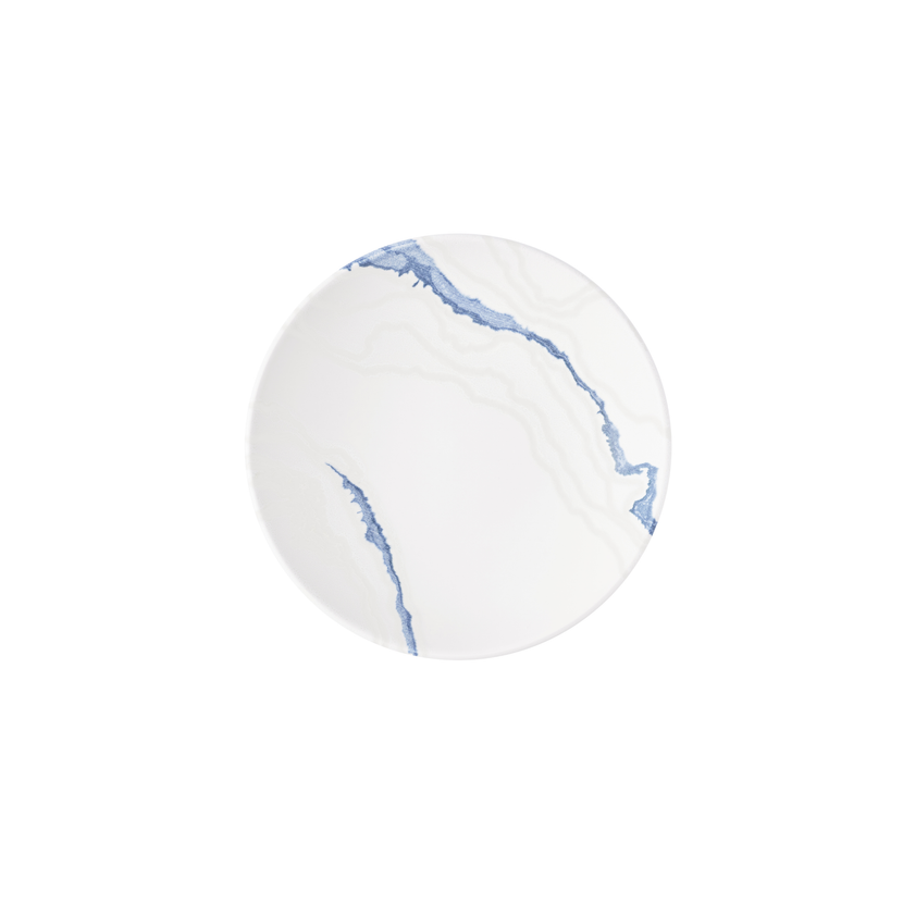 Churchill Tide Accents Blue Evolve coupekom 24,8 cm – blauw porseleinen kom voor voorgerechten