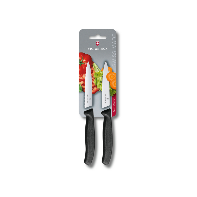 Victorinox SwissClassic schilmes 10 cm zwart – handzaam groente- en fruitmes voor de professionele keuken