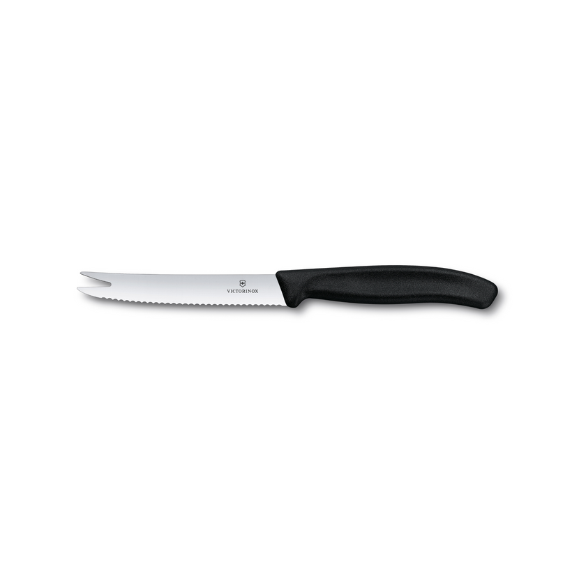 Victorinox kaas- en worstmes met vorkpunt – praktisch mes voor borrelplanken in cafe en restaurant