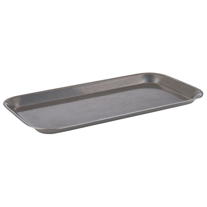 APS Vintage dienblad RVS 26 x 13,5 cm - klein serveerblad voor de bar